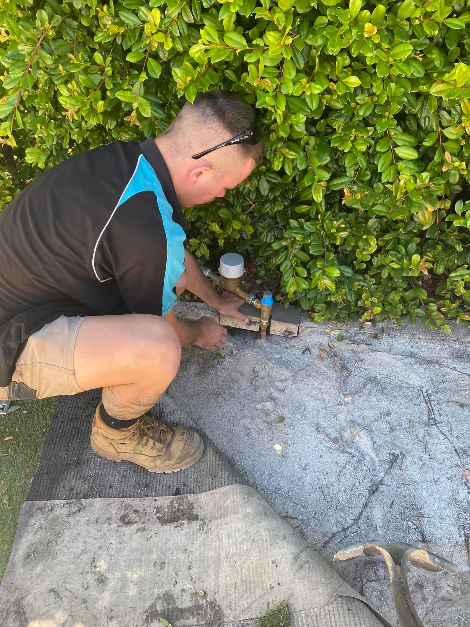 Kel-Tech using acoustic equipment to locate a hidden leak