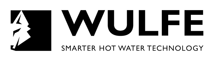 Hot water system brand logo